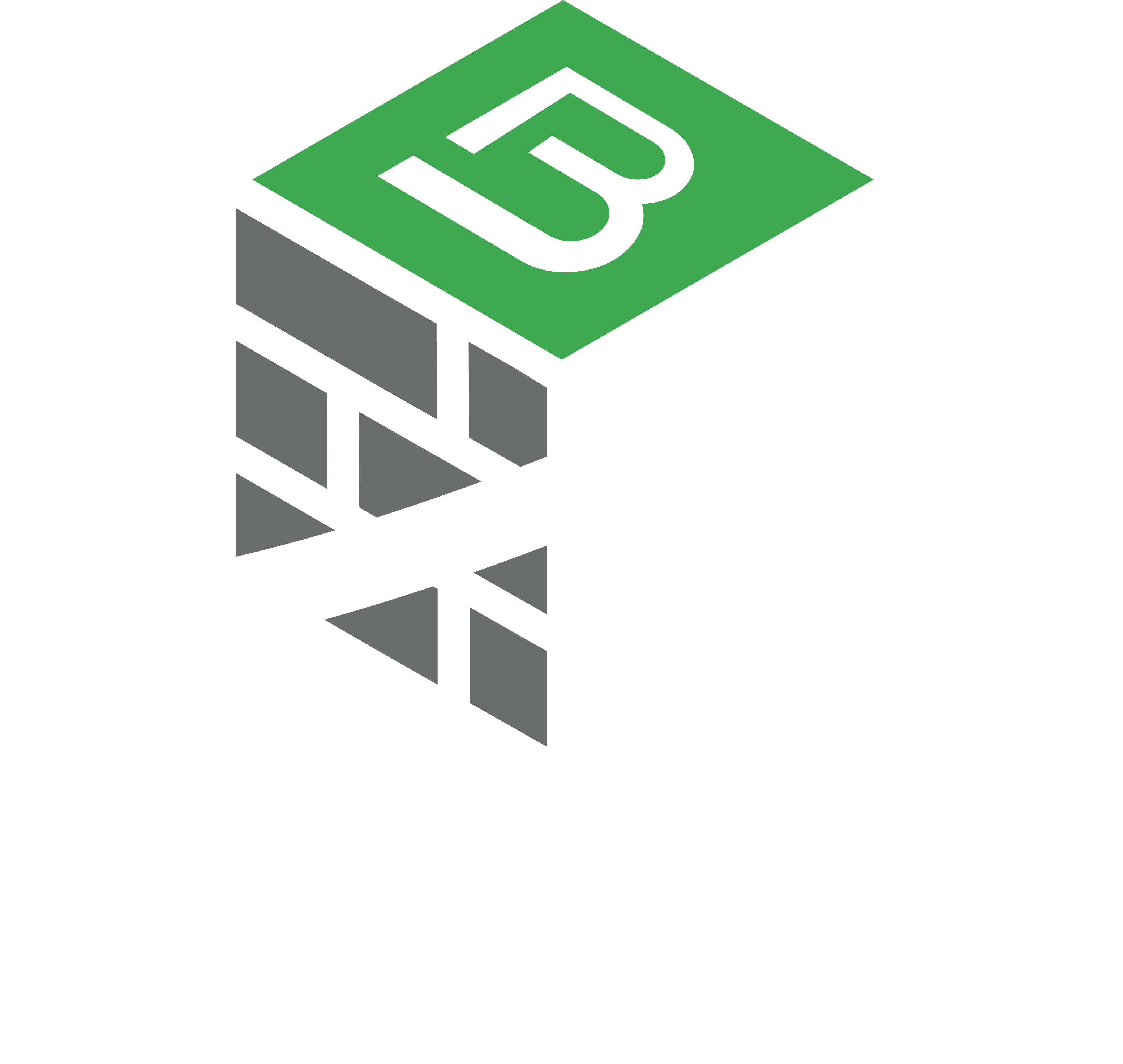 Baupilot Logo, invers